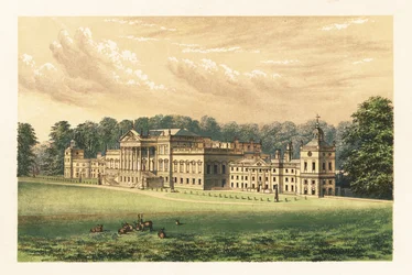 Wentworth Woodhouse, Yorkshire, England, 1880 (gravyr)