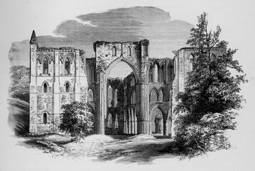 Kör, från norr, Rievaulx Abbey, c1880, 1897