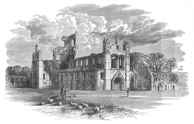 Från nordväst, Kirkstall Abbey, c1880, 1897