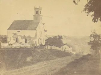 Lutheran Church, Sharpsburgh, Maryland, september 1862, 1862.