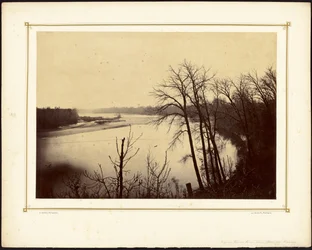 [Vy över Kansas River nära Stranger, Kansas]