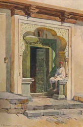 A Doorway, Poona, c1880 1905.