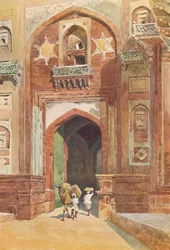 Agra Fort - Inside the Delhi Gate, c1880 1905.