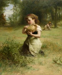 Vilda blommor, ca 1865-75 (olja på duk)