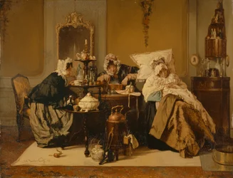 Den sjuka kvinnan, 1866