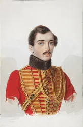Porträtt av N.W. Novoskoltsev, 1839