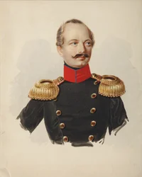 Porträtt av Nikolay Fyodorovich Plautin 1794-1866, 1839-1843