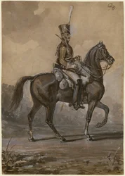 Rysk drake - Sauerweid, Alexander Ivanovich (1783-1844) - 1820 - Akvarell på papper - 22,9x16,2 - Privat samling