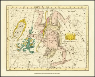 1822 - Alexander Jamieson - Corona Borealis, Herkules och Cerberus samt Lyran