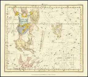 1822 - Alexander Jamieson - Orion, Psaltriem Georgii, Sceptrum Brandenburgium, Lepus och Columba Noachi