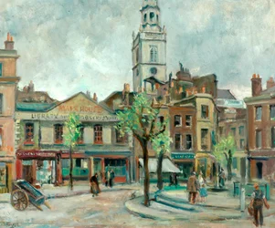 Clerkenwell Green (olja på duk)
