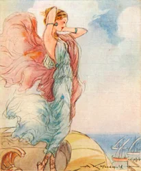 Helena av Troja, dotter till Zeus och Leda, 1937