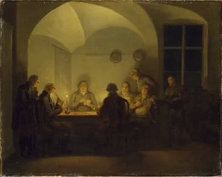 Kortspelare, 1815