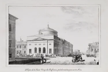 The Church of Joy of all who sorg Serie Views of Saint Petersburg, 1820-tal