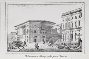 The Hermitage Theatre in Saint Petersburg Series Views of Saint Petersburg, 1820s