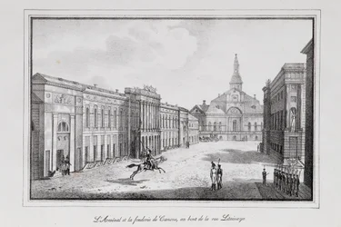 Utsikt över Arsenalen och gjuteriet i St. Petersburg Series Utsikt över Sankt Petersburg, 1820-talet