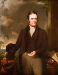 Porträtt av Joseph Sturge, 1800-1850.