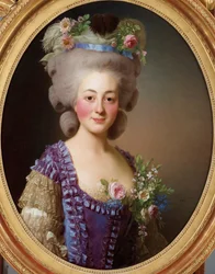 Porträtt av grevinnan de Bavière-Grosberg