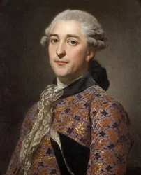 Porträtt av prins Vladimir Borisovich Golitsyn 1731-1799, 1762