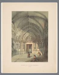 Bergportaal van Sint-Servaasbasiliek te Maastricht Veranda till St Servais-kyrkan, i Maestricht (titel på objekt) Forntida arkitekturmonument från det elfte århundradet till det trettonde århundradet i Limburg (serietitel)