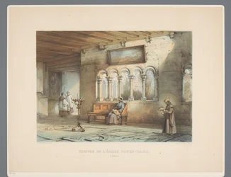 Klooster van Onze-Lieve-Vrouwebasiliek te Tongeren Klostret i Notre-Dame-kyrkan, i Tongres (titel på objektet) Forntida arkitekturmonument från det elfte århundradet till det trettonde århundradet i Limburgs (serietitel)