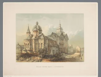 Onze Lieve Vrouwe Munsterkerk te Roermond Vår frus kyrka i Roermonde (titel på objektet) Forntida arkitekturmonument från det elfte århundradet till det trettonde århundradet i Limburgs (serietitel)