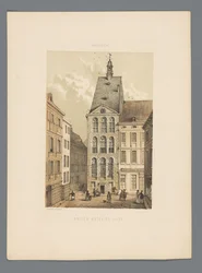 Gamla rådhuset i Maastricht Ancien Hôtel-de-ville (titel på objekt) Monuments de Maastricht (serietitel)