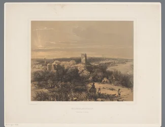 Ruinerna av slottet Wilhelmstein Wilhelmstein, slottet och ruiner (titel på objekt) Rolduc et ses environs (serietitel)
