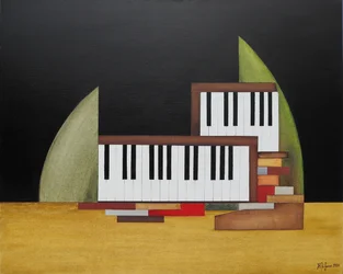 Abstrakta pianotangenter