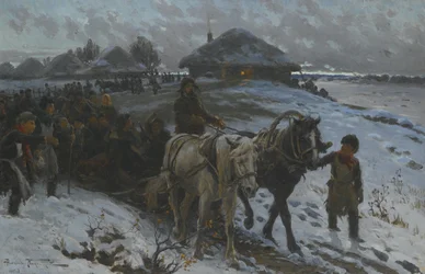 Leaving For The Hunt, 1915