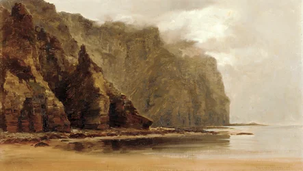 The Minaun Cliffs, Achill Island, County Connacht, Irland (olja på duk)