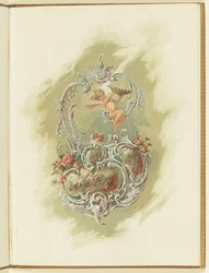 Program för balett La Perle av Marius Petipa och Riccardo Drigo, 1896.