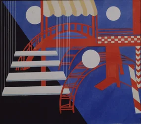 Scenografirevy för Edition Décors de Théatre, 1927