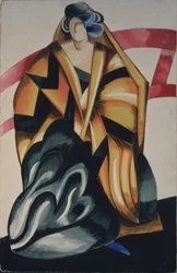 Amma. Kostymskiss till pjäsen Romeo och Julia av W. Shakespeare, 1921