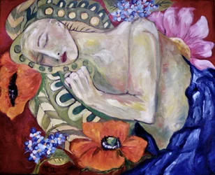 Den fridfulla kvinnan – Blommornas dröm