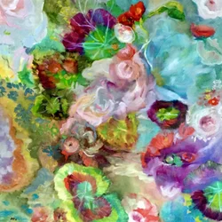 En färgsprakande blomsterdröm