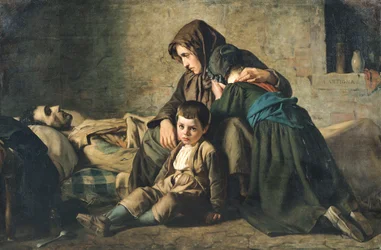 The Death of the Pauper (olja på duk)