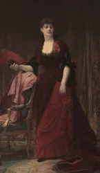 Porträtt av Arabella Worsham (senare Arabella Huntington)