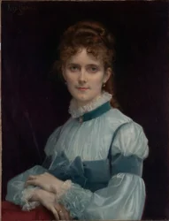 Porträtt av Miss Fanny Clapp