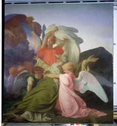 Moses död, 1851 (detalj av 225068)