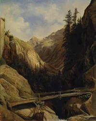 Vid Handecks vattenfall, 1842-43