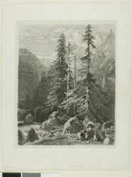 Alpint landskap