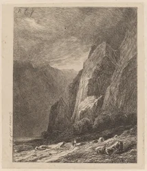 Klippor i en storm