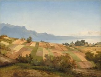 schweiziska landskapet, ca. 1830.