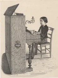 Litografiska plåtar, 1850.