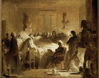 Duc de Berrys sista ögonblick (målning på duk)