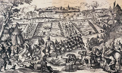 Ludvig XV:s armé korsar Rhen och attackerar försvarslinjen vid Ettlingen, 1-4 maj.