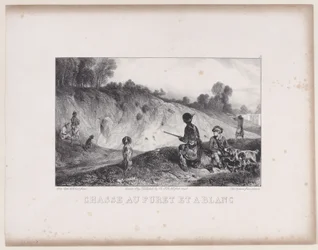 Hunting a Ferret with Blanks, från serien Hunting Scenes, 1829.