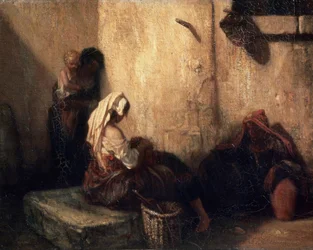 Italiensk gatubild, 1849.