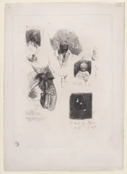 Skisserblad, 1833-38.